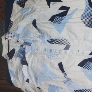 Sean john vintage multi color button down
